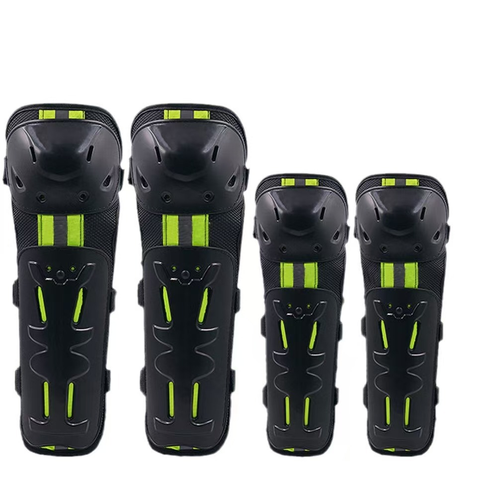 Sports Equipment United - واقيات الركبة والكوع للدراجات النارية باللونين