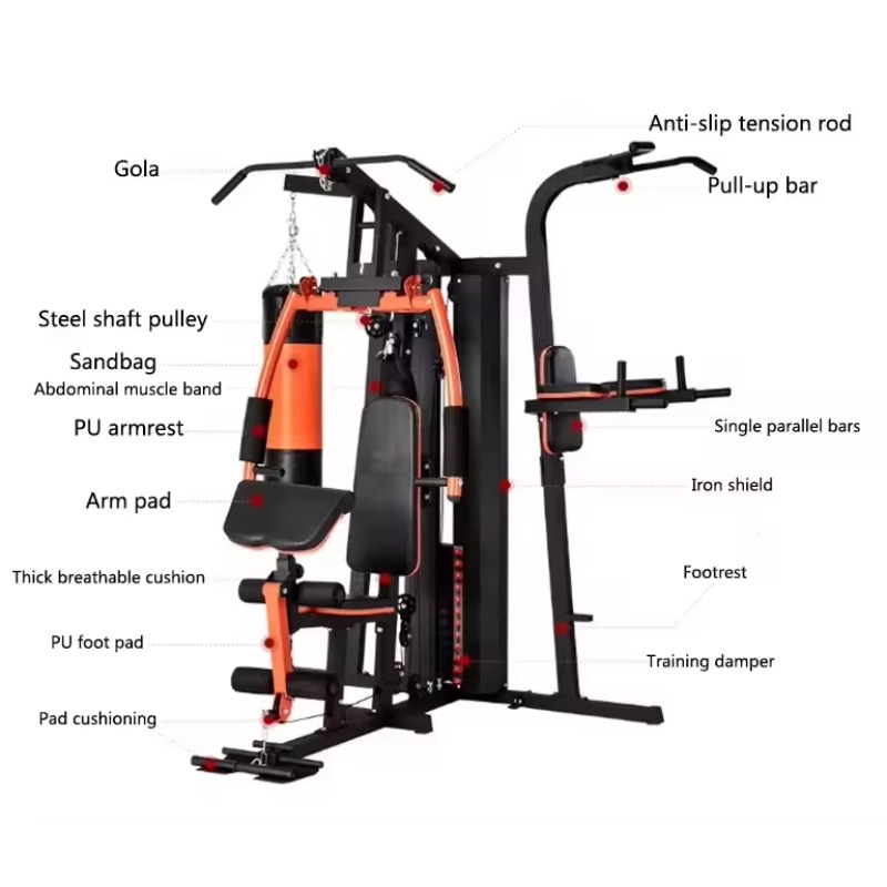 Sports Equipment United - وحدة تدريب رياضية متكاملة لثلاثة أشخاص